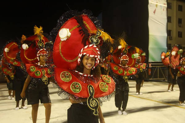 O enredo 'Miscigenação da Cultura Popular Brasileira' foi contado em 12 alas, falou de patrimônios nacionais como o frevo, o maracatu e a capoeira (Foto: Divulgação/PMS)