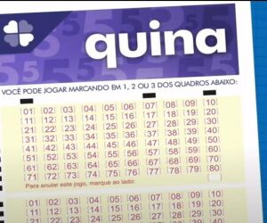 Confira os números sorteados na Quina no concurso 6797, nesta segunda (11).