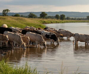 Multa de R$ 5 mil: O erro comum com o gado no rio que pode custar caro para sua fazenda.