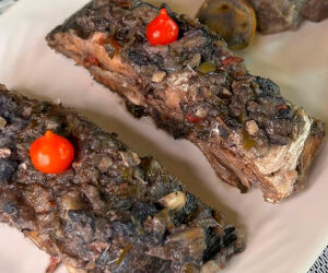 Nem s&oacute; de meca vive Santos: o prato cai&ccedil;ara que sobrevive na Ilha Diana.