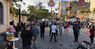 Manifestantes fazem ato contra PL da Devastação