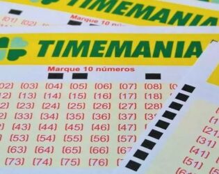 Confira os números sorteados na Timemania no concurso 2193, nesta quinta (14).