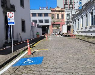 Santos muda tráfego no Centro e restringe caminhões pesados em áreas históricas.