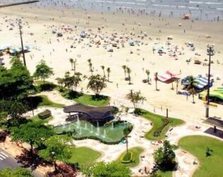 Maior jardim à beira-mar do mundo fica no litoral brasileiro e está no Guinness Book.