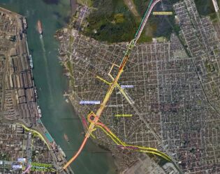 Contrato do túnel Santos-Guarujá é adiado após pedido da concessionária.