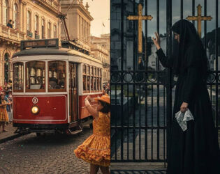 Carnabonde: a alguns metros da folia e do samba em Santos, um fantasma chora no port&atilde;o do cemit&eacute;rio.