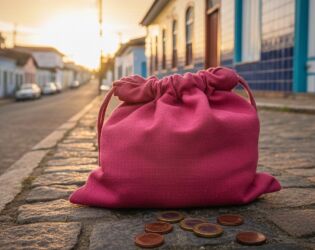 Entregador encontra bolsa com R$ 1 mil e mobiliza bairro inteiro para achar dono.