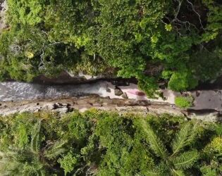 Praia brasileira tem tamanho de &ocirc;nibus, fica no litoral de SP e sonha com o Guinness.
