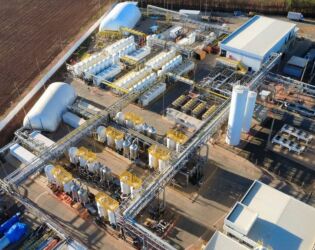 Maior usina de biometano do Brasil transforma lixo em energia no interior de S&atilde;o Paulo.