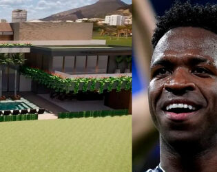 Vini Jr impressiona com mans&atilde;o de R$ 20 milh&otilde;es com elevador panor&acirc;mico e boate secreta no Rio.