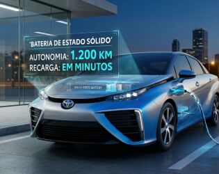 O carro el&eacute;trico da Toyota que vai rodar 1.200 km com uma recarga de minutos.