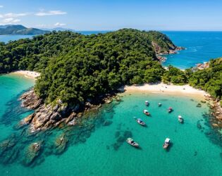 Limitada a 177 pessoas: Como visitar a ilha de &aacute;guas caribenhas que &eacute; o sonho de consumo em Ubatuba.
