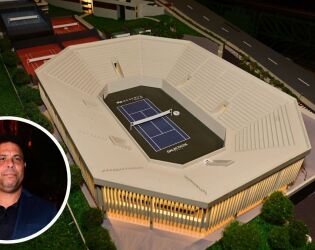 Ronaldo Fen&ocirc;meno lan&ccedil;a clube de t&ecirc;nis luxuoso em Alphaville em evento com famosos.