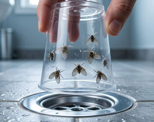 Moscas no banheiro: 5 lugares que voc&ecirc; esquece de limpar (e os insetos amam).