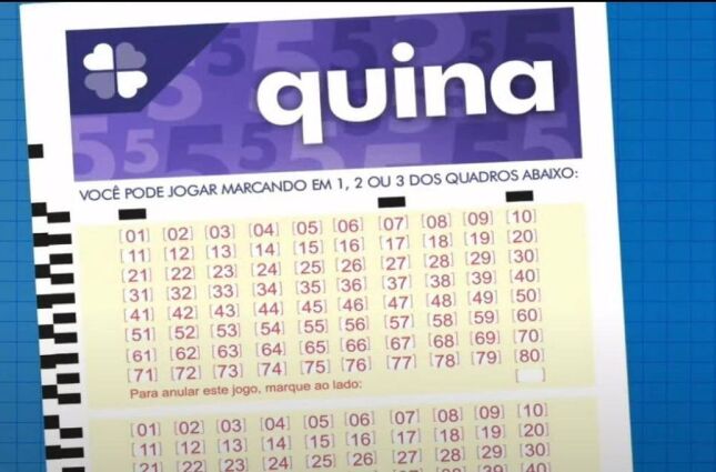 Confira os números sorteados na Quina no concurso 6854, nesta quinta (16)