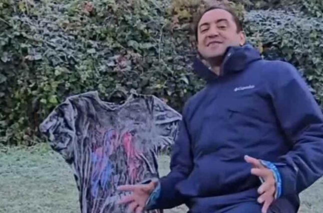 Jornalista faz desafio congelante e viraliza na internet; VÍDEO