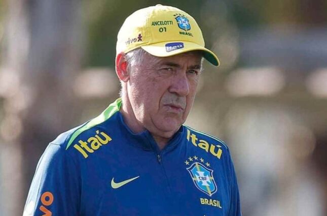 Vitória da Seleção pode ser o presente perfeito para Ancelotti em data especial