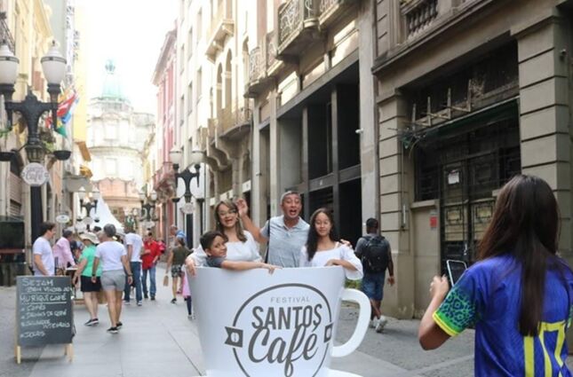 10 anos de Santos Café serão celebrados com programação especial no Centro Histórico