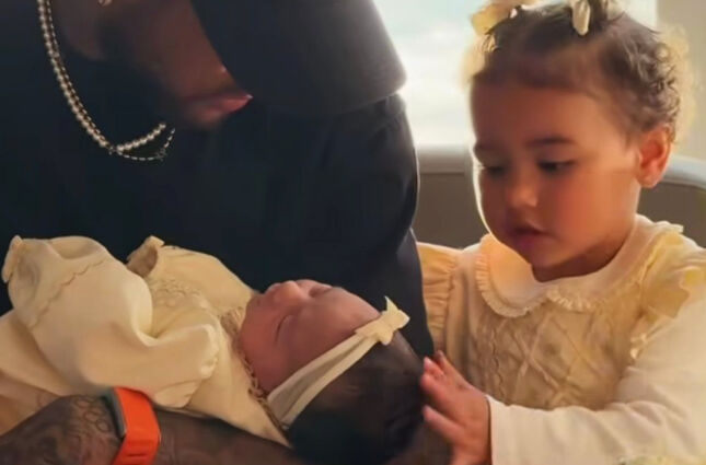 Neymar e Bruna Biancardi mostram encontro de Mavie e Mel em vídeo encantador; ASSISTA