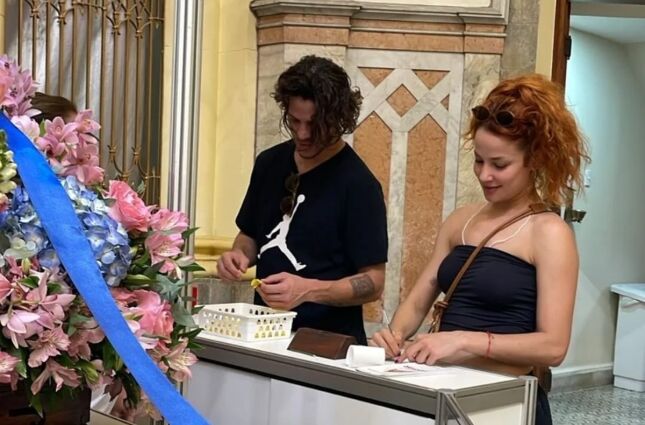José Loreto pausa as gravações como Chorão para fazer pedido à padroeira de Santos