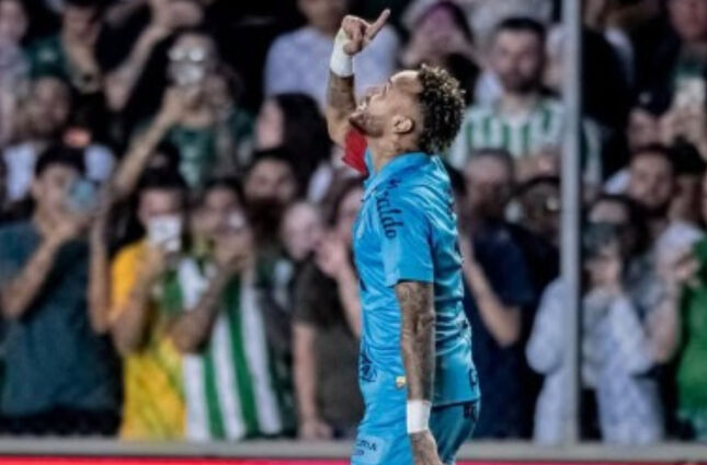 Com hat-trick de Neymar, Santos vence o Juventude e respira aliviado