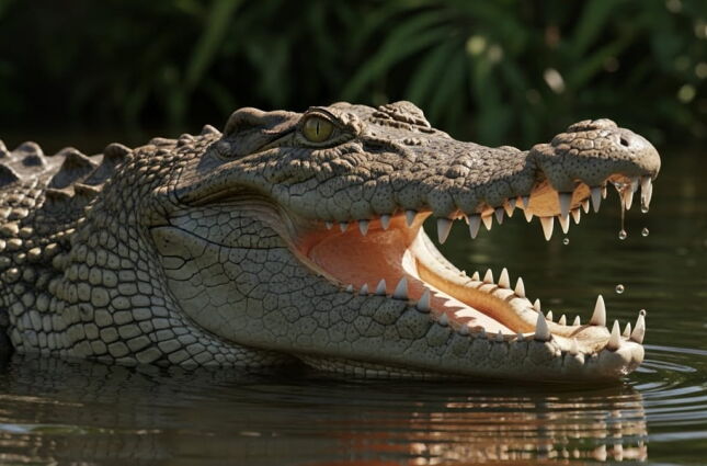 Com mais de 1 tonelada, maior r&eacute;ptil vivo da Terra &eacute; uma verdadeira m&aacute;quina de matar