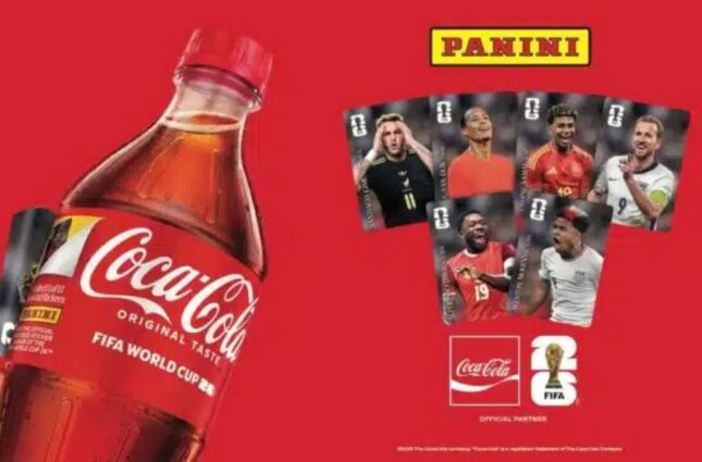 Coca-Cola e Panini lan&ccedil;am 12 figurinhas extras para o &aacute;lbum da Copa 2026