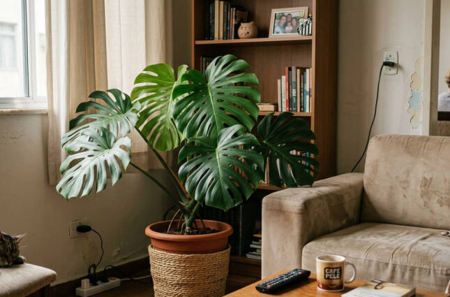 Uma planta tropical de grandes folhas virou tend&ecirc;ncia na decora&ccedil;&atilde;o de ambientes