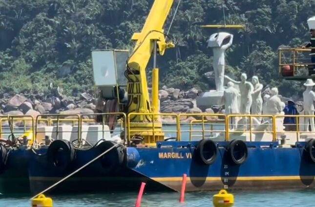 Guaruj&aacute; faz hist&oacute;ria com o 1&ordm; centro de visita&ccedil;&atilde;o subaqu&aacute;tico da Am&eacute;rica Latina