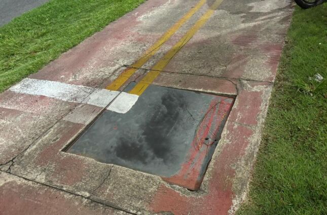 Santos descumpre padr&atilde;o de ciclovias e deixa ciclistas sem prote&ccedil;&atilde;o; Prefeitura nega