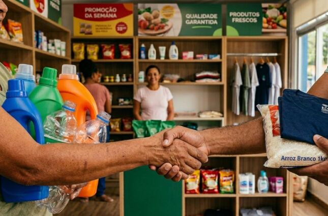 Esta cidade da Baixada Santista agora permite trocar lixo pl&aacute;stico por comida e roupas