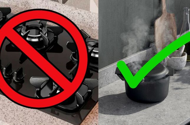 Diga bye bye ao cooktop tradicional com a nova indu&ccedil;&atilde;o invis&iacute;vel que funciona sob a pedra da cozinha