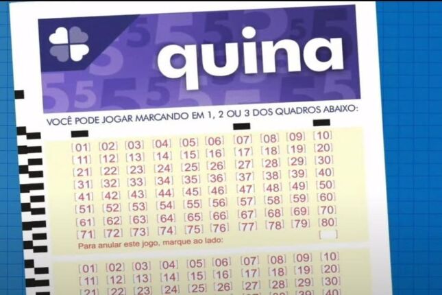 Confira os n&uacute;meros sorteados na Quina no concurso 6961, nesta quarta (25)