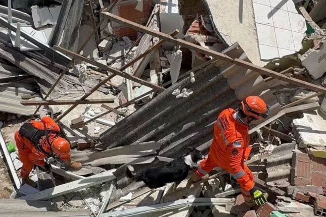Explosão deixa dois mortos e destrói oito casas em Olinda (PE)