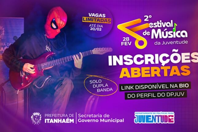 Itanha&eacute;m anuncia festival de m&uacute;sica voltado para p&uacute;blico jovem