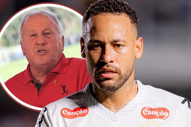 Zico cobra postura de Neymar e faz pedido especial ao craque do Santos