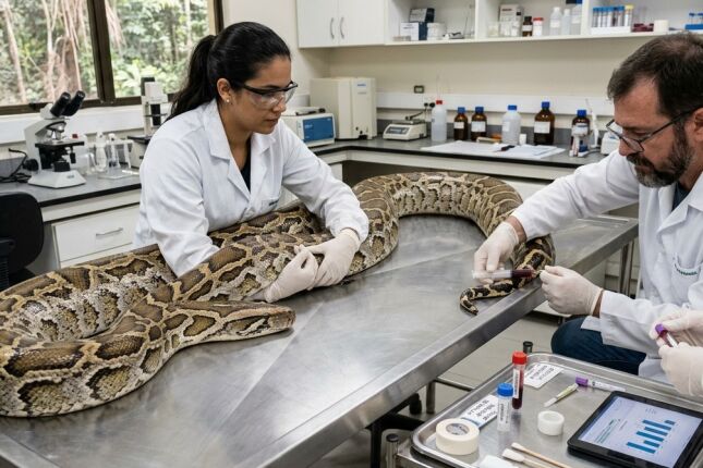 Sangue da gigante p&iacute;ton pode guardar o segredo para a cura da obesidade