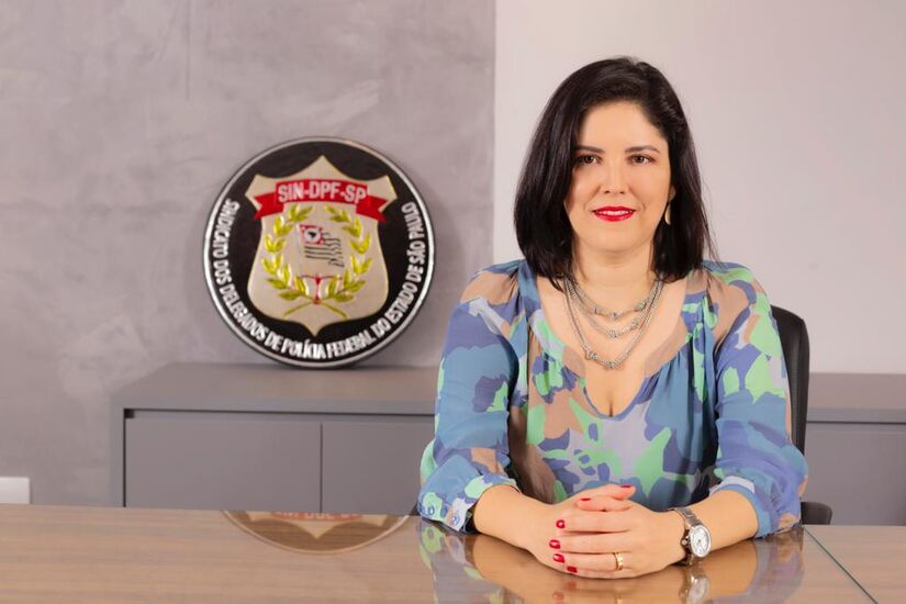 Tania Prado,  Presidente do Sindicato dos Delegados de Polícia Federal do Estado de São Paulo (SindPF-SP)