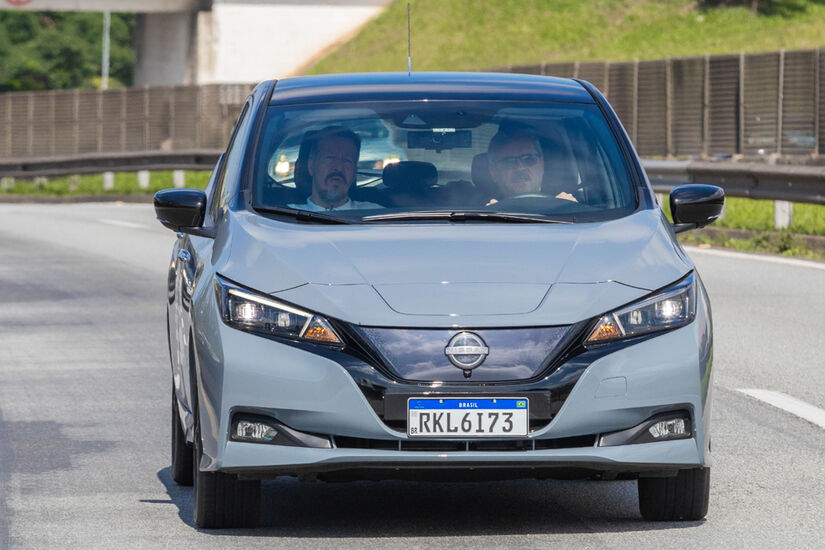  Teste-drive do elétrico Nissan Leaf