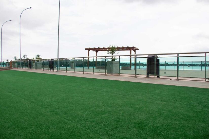Píer do Jardim Casqueiro, em Cubatão (Divulgação/PMC)