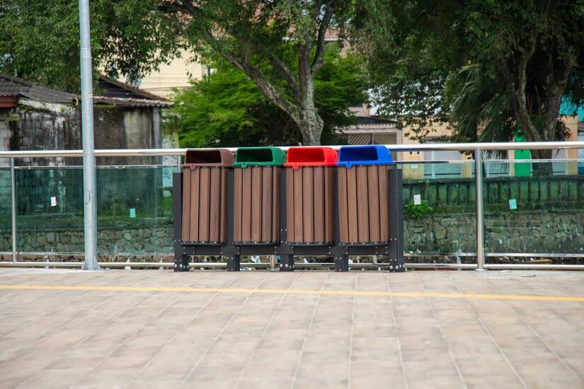 Píer do Jardim Casqueiro, em Cubatão (Divulgação/PMC)