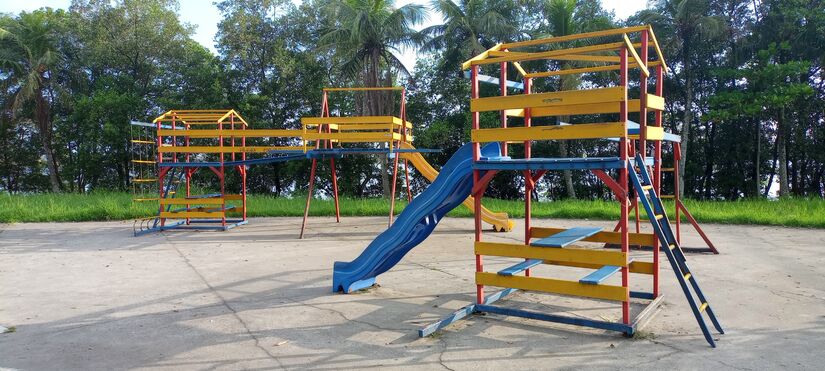 Brinquedos de playground no Casqueiro serão substituídos (Fotos: Luana Fernandes/DL)