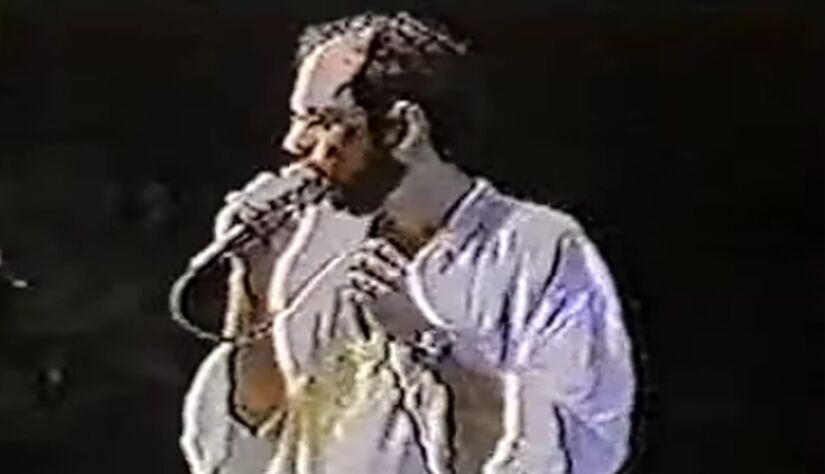 Legião Urbana fez seu último show em Santos, no extinto Reggae Night, em 1995 (Foto: Reprodução/Youtube)