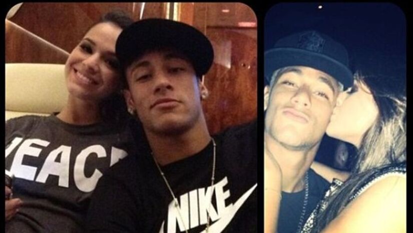 Casal Bruna Marquezine e Neymar Jr. eram estrelas VIPs na Dom Room, em 2013 (Foto: Reprodução/Instagram)