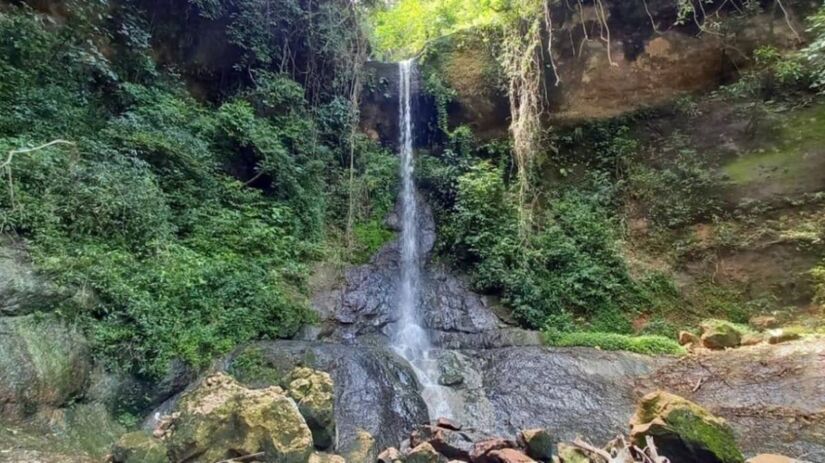 A cachoeira Três Bicas tem aproximadamente 3 metros de altura / Divulgação/Prefeitura Municipal de Marília