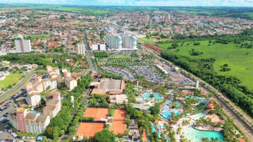 Olímpia reside um dos maiores parques aquáticos do Brasil / Divulgação/Prefeitura Municipal de Olímpia