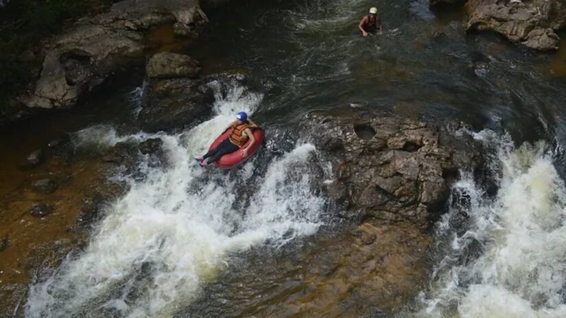 O parque SelvaSP é uma ótima opção para quem busca mais adrenalina enquanto se refresca do calor / Divulgação/SelvaSP