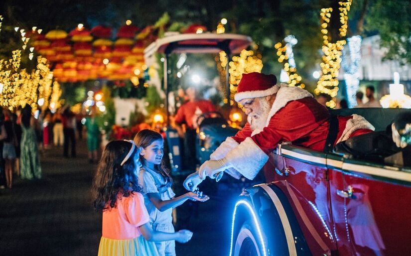 Holambra durante o Natal (Foto: Divulgação)