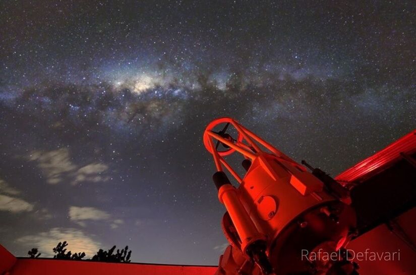 O Observatório está situado no Monte Urânia, na Serra das Cabras / Reprodução/Facebook