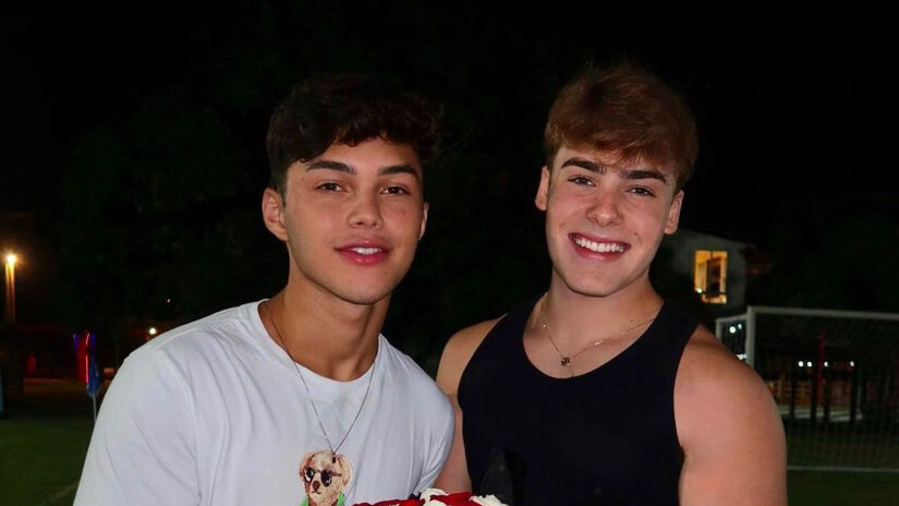 O casal formado por Caio Cerqueira e Luan Alencar são possíveis integrantes da próxima edição do reality / Reprodução/Instagram @luan_alencaroficial